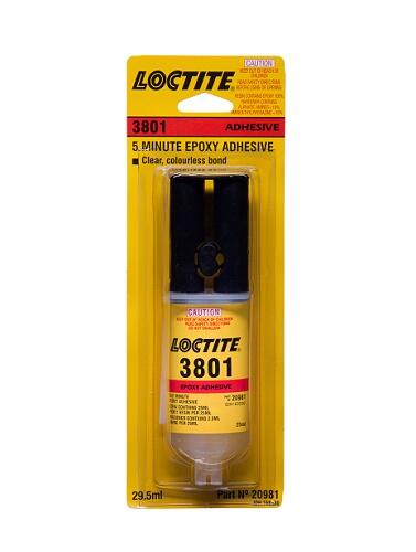 Loctite 3801 5 Min Epoxy Adhesive 29.5ml