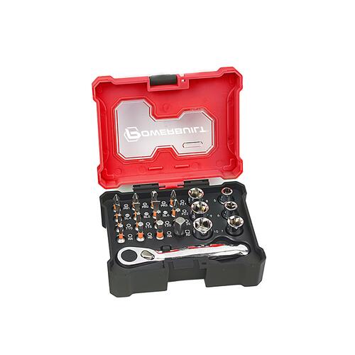 Metric Socket & Bit Set 1/4” Dr 23pc