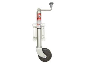 Jockey Wheel 6" Solid Rubber Wheel - Swivel