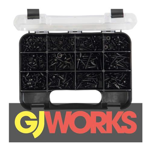 Grab Kit 370pc Self Tapping Mushroom HD Screws