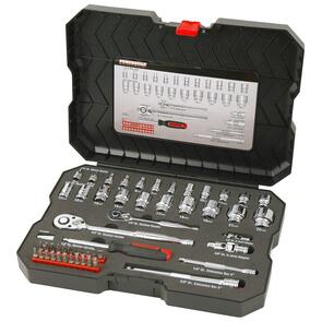 1/4" & 3/8" Dr 52pc Metric Socket Set