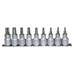 9pc 1/2" Drive TPX Bit Socket Set
