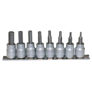 9pc 3/8in Drive Hex Bit Socket Sets