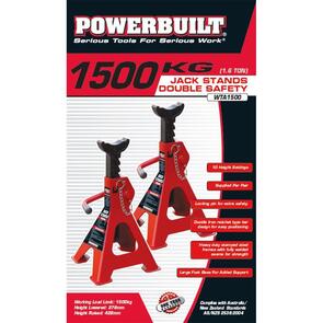 Jack Stands 1500kg 1.6Ton (Double Safety)