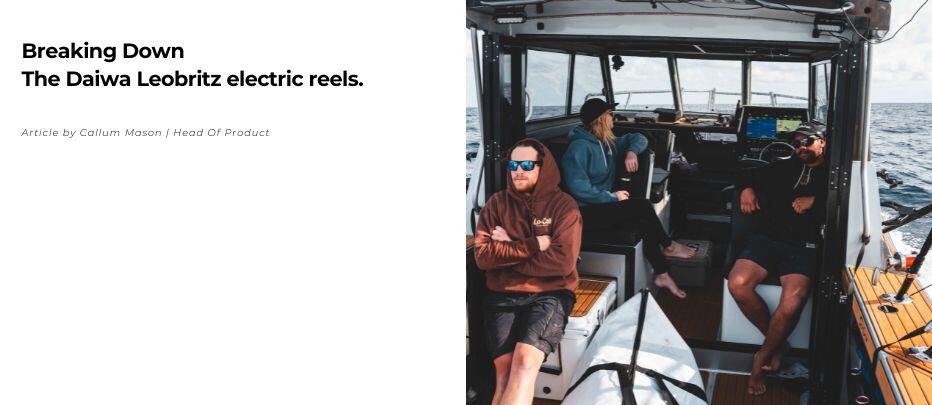 Breaking down the Daiwa LEOBRITZ electric reels