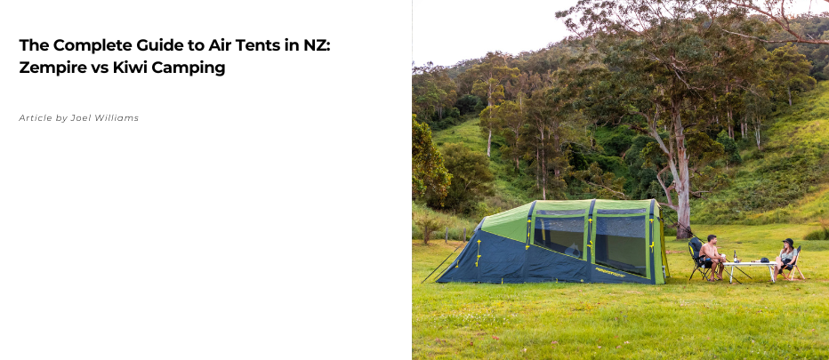 Best Air Tents NZ | Zempire vs Kiwi Camping