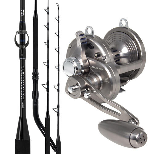 Saltiga LD 60 2 Speed | Tournament Game PE5-6 Bent Butt Tuna Combo