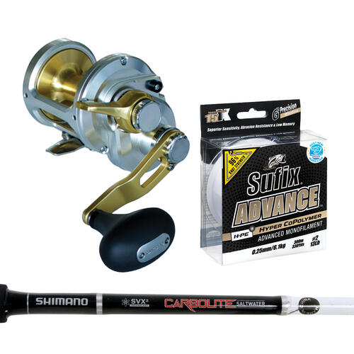 Shimano Talica 10 | Carbolite 7' 2pc 10-15kg Overhead Combo | Land & Sea NZ