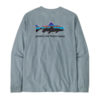 Patagonia Men's Long-Sleeved Home Water Trout Responsibili-Tee - Thermal Blue