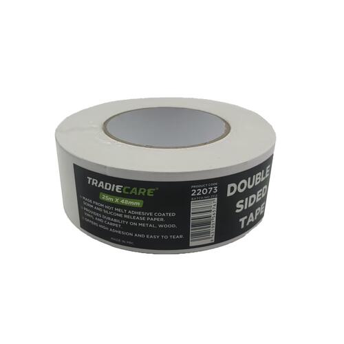 TradieCare Double Sided Tape 48mm x 25m