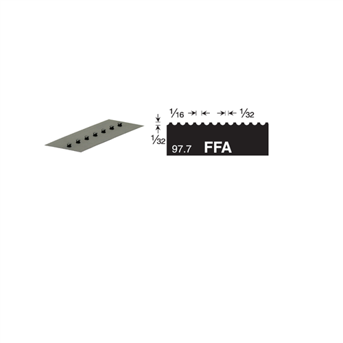 U1 Versablade U Notch 680-FFA Trowel Blade