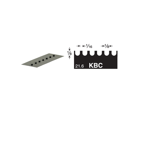 U5 Versablade U Notch 680-KBC Trowel Blade