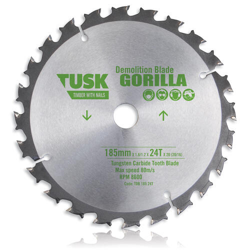 Tusk TCT Gorilla Demolition Blade TDB