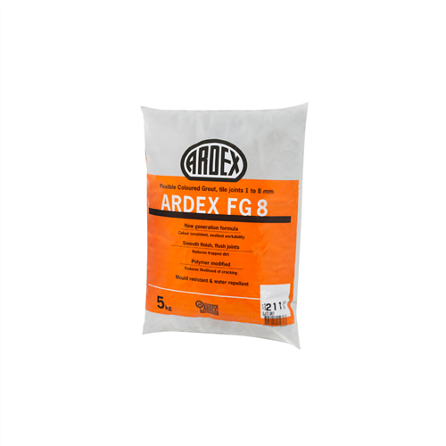 Ardex FG8 Misty Grey Flexible Coloured Grout 5 kg