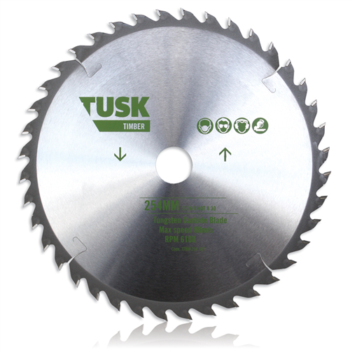 Tusk Timber Tungsten Carbide Blade 216mm TTBM216