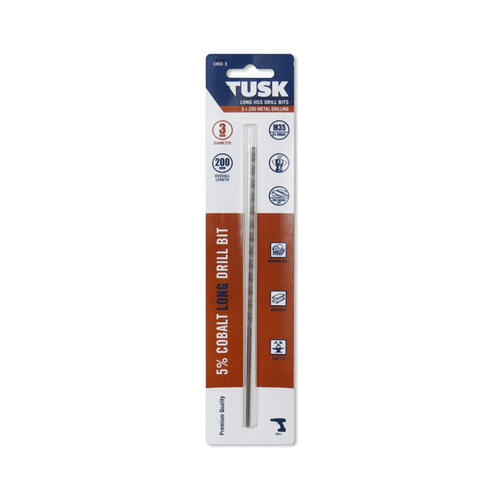 Tusk Long HSS Drill Bit M35 135 degree LHSS