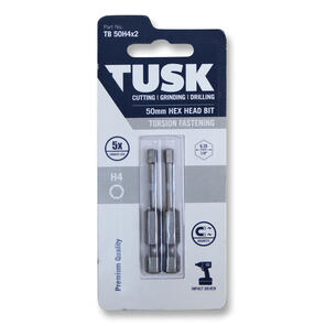 Tusk Torsion Bits 50mm Hex TB H