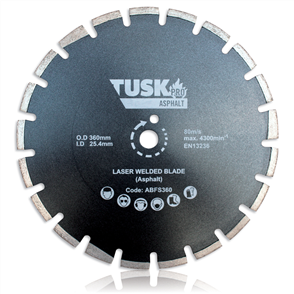 Tusk Asphalt Floor Saw ABFS 360 Blade 360 mm