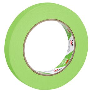 3M 233+ Green Masking Tape, Performance 18mm x 55m