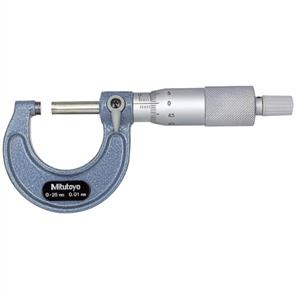 MITUTOYO Outside Micrometers  0-25mm x0.01mm 103-137
