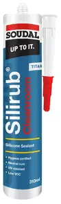 SOUDAL 19313 Silirub Cleanroom Silicone Titania 310ml