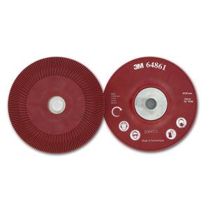 3M 64861 Red Fibre Disc Back Up Pad 125mm XHard