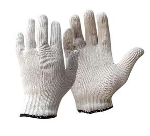 ARMOUR Gloves, Cotton Knit Large (Blue)