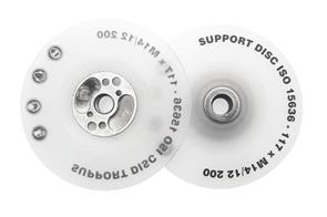 FLEXIPADS 11123 Back Up Pad Medium 125mm M14 x 2.0 White