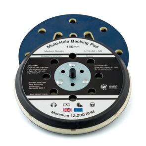 FLEXIPADS 17098 Back Up Pad PSA 150mm 5/16 Multi-Hole UNF + M8