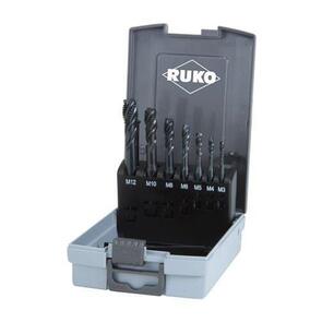 RUKO HSSE-Co5-VAP Machine Tap Set Type C M3-M12 (7Pce) (245064RO)