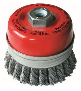 FECIN TK Cup Brush Steel  80mm x M14 0,50  250801EKM14