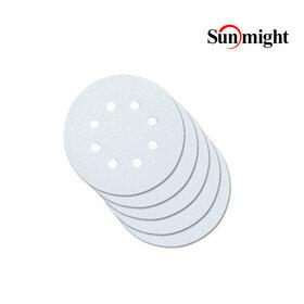 SUNMIGHT Velcro  Paper Disc 125mm (8H) 150G [B322T] White
