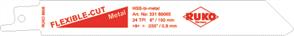 RUKO 33189065 Reciprocal Saw Blade 6" 24T 5 Pack