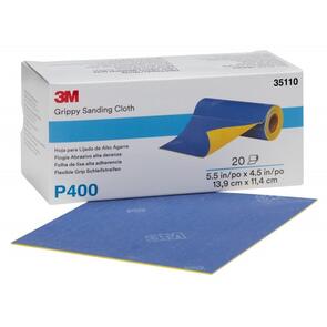 3M 35114 Grippy Sanding Cloth 140 x 114mm 1200G