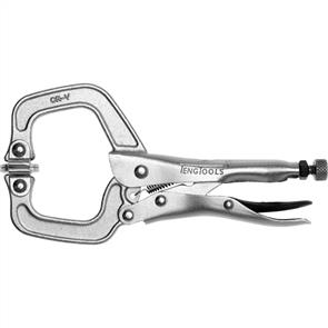 TENG Plier, C-Clamp Locking,  6" / 150mm w Swivel Pad 406-6P