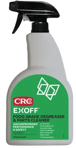 CRC 3420 EXOFF Food Grade Degreaser & Parts Cleaner 750ml