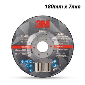 3M Silver D/C Grinding Disc E 180x7.0mm