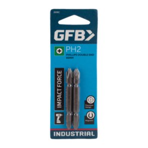 GFB 124 #2 Square D/E Bit 65mm Twin