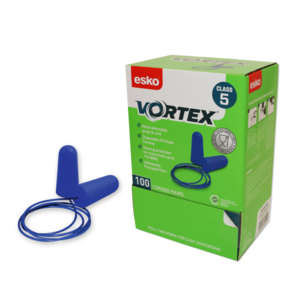ESKO Vortex Metal Detectable Earplugs 100Pack