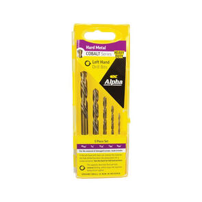ALPHA Drill Set (DSLHC5PCE) Left Hand Cobalt 5 Pce