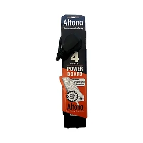 ALTONA APB4 BLK Electrical Board 4 Way (1.8m Lead)