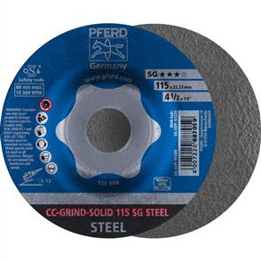 PFERD Combiclick Solid Grinding Disc 115mm SG Steel (887059)