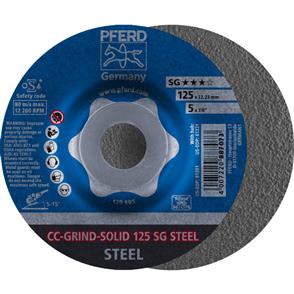 PFERD Combiclick Solid Grinding Disc 125mm SG Steel (887073)