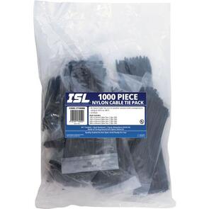 ISL Cable Tie Assorted Black CT1000B [1,000]