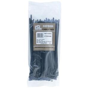 ISL Cable Tie 200 x 4.8mm Black CT20048B [100]