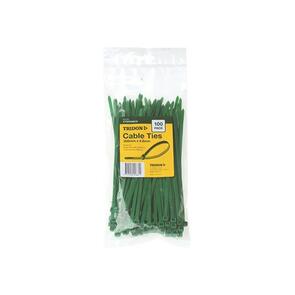 TRIDON Cable Tie 200 x 4.8mm Green CT205GRCD [100]