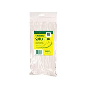 TRIDON Cable Tie 400 x 8.0mm Natural CT408NTCD [25]