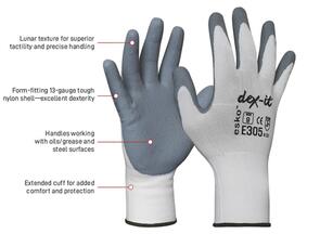 DEX-IT Gloves Foam Nitrile 09 (Large)