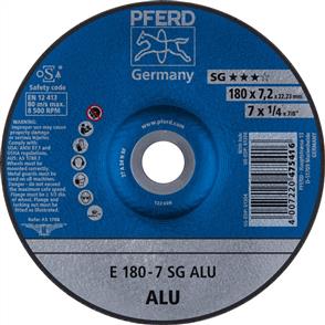 PFERD Aluminium D/C Grinding Disc E 178x7.0 A24 NSG  (475416)