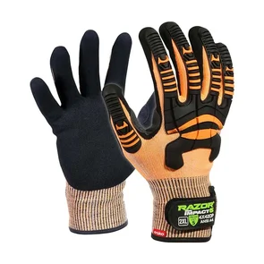 Esko Razor Impact 5 Glove Orange Size  9   E484C